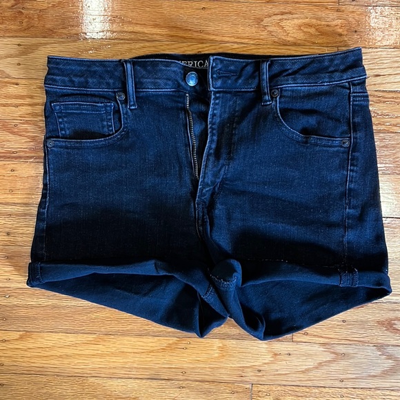 American Eagle Outfitters Pants - American Eagle Denim X Super Hi Rise Shorts, Size 10